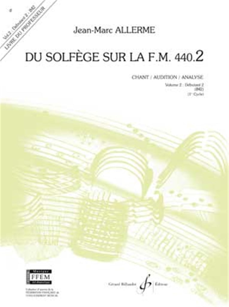Du solfege sur la F.M. 440.2 - Chant/Audition/Ana.